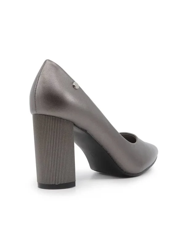 Pantofi cu toc înalt SOLO DONNA EU 37 | Gri, Piele ecologică - Image 3