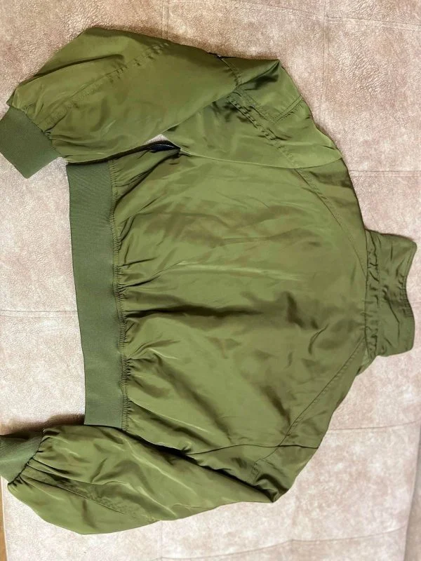Geacă bomber Pull&Bear M | Khaki, Fără glugă, Poliester - Image 8