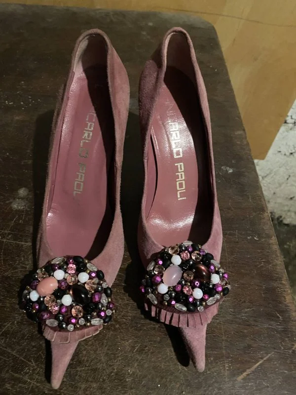 Pantofi cu toc înalt GIANCARLO PAOLI EU 37 | Roz, Piele naturală - Image 2
