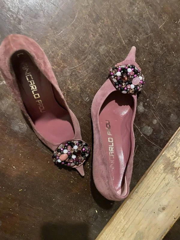 Pantofi cu toc înalt GIANCARLO PAOLI EU 37 | Roz, Piele naturală - Image 4