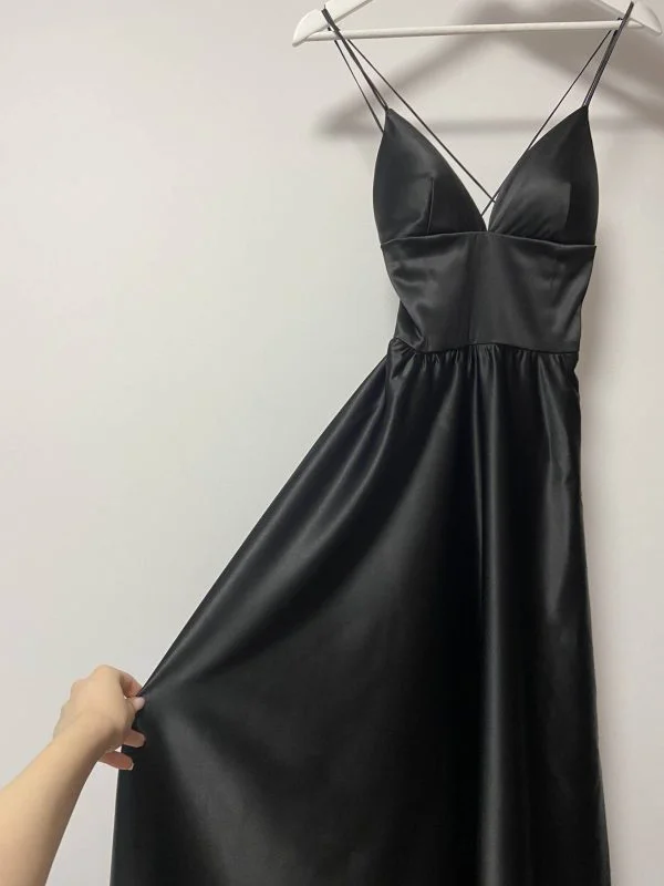 Rochie de seară ALYNA EU 36 | Negru, Midi, Poliester - Image 6