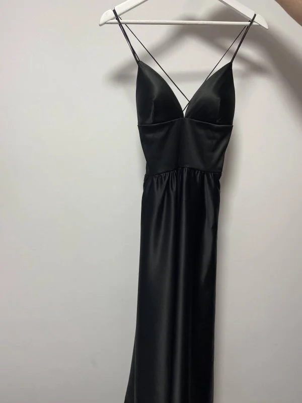 Rochie de seară ALYNA EU 36 | Negru, Midi, Poliester - Image 8