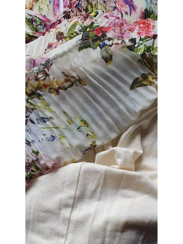 Rochie de seară LAURA ASHLEY UK 8 | Crem, Midi, Poliester - Image 6
