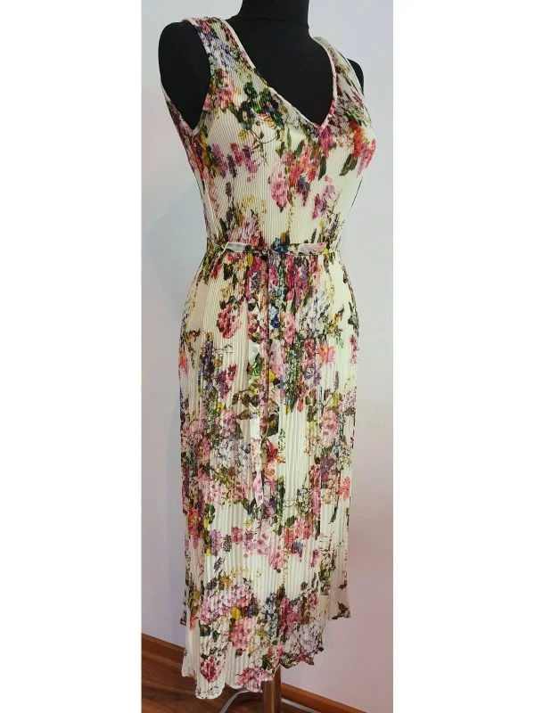 Rochie de seară LAURA ASHLEY UK 8 | Crem, Midi, Poliester - Image 2