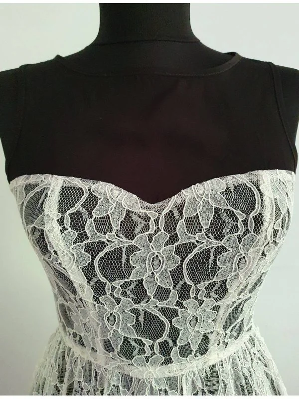 Rochie de seară F&F UK 6 | Crem, Midi, Poliester - Image 4