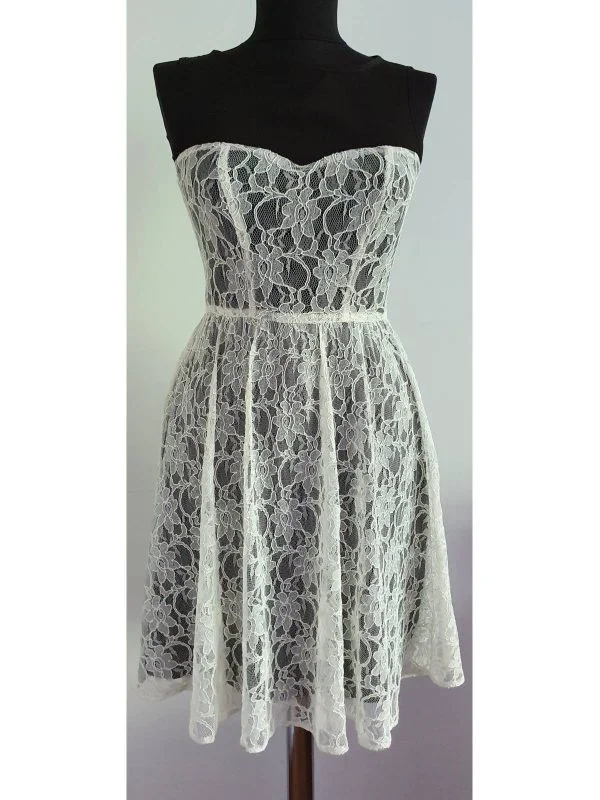 Rochie de seară F&F UK 6 | Crem, Midi, Poliester - Image 2