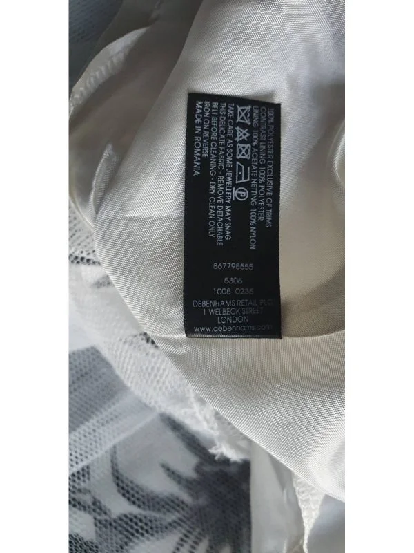 Rochie de seară DEBENHAMS UK 8 | Negru, Midi, Poliester - Image 7