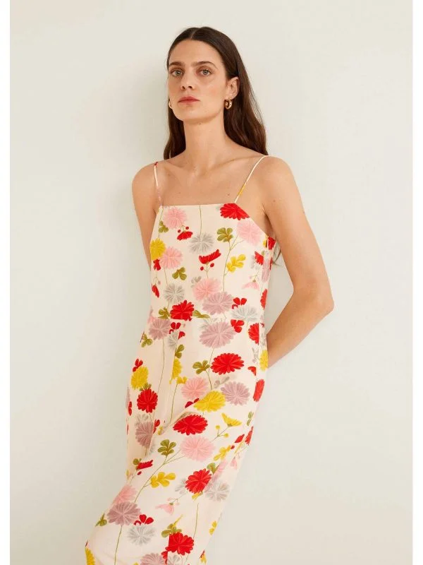 Salopetă Mango XS | Multicolor, Lungă, Vâscoză - Image 3