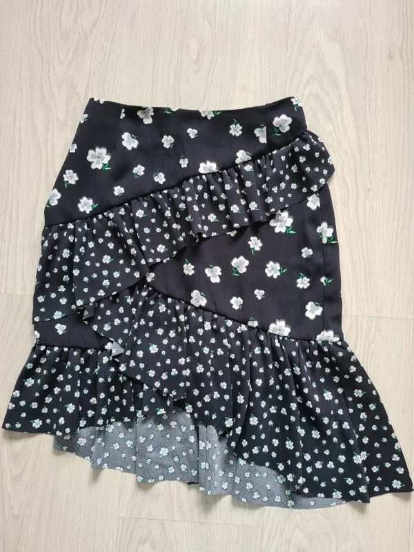Fustă H&M EU 34 | Negru, Mini, Poliester - Image 4