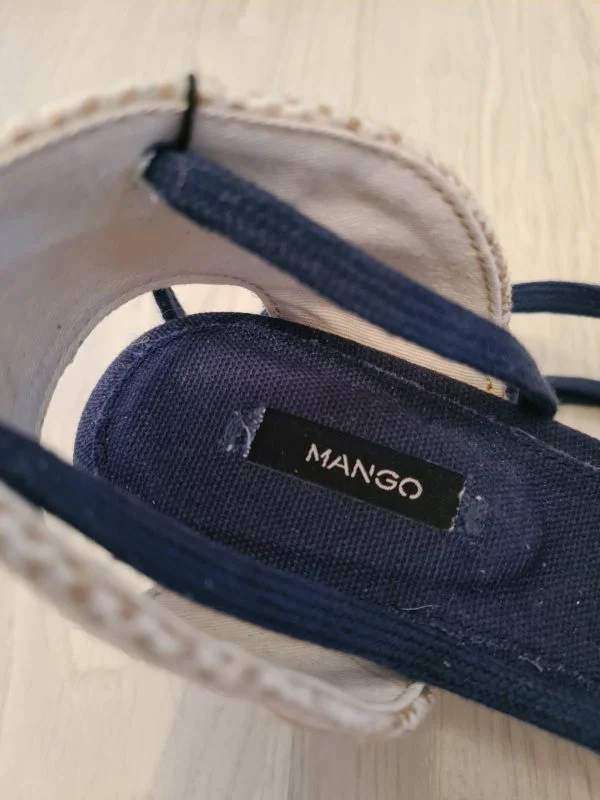 Espadrile Mango EU 39 | Albastru, Pânză - Image 5