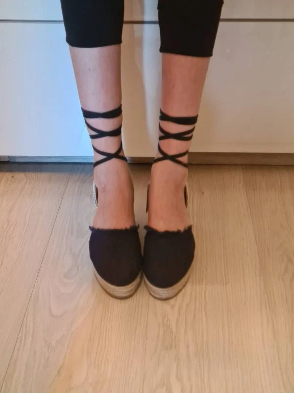 Espadrile Mango EU 39 | Albastru, Pânză - Image 7