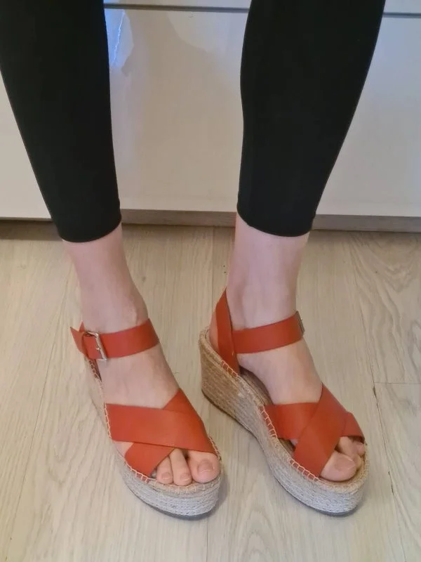 Espadrile Pull&Bear EU 39 | Portocaliu - Image 7