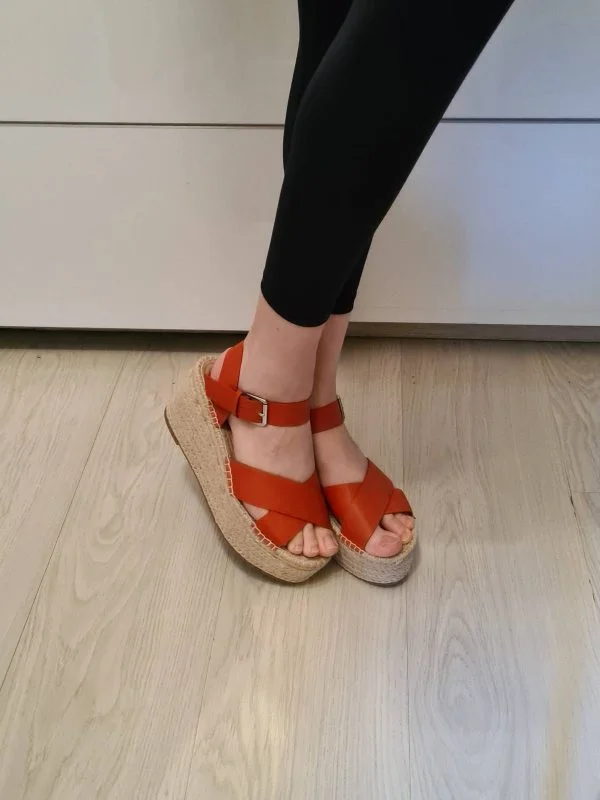 Espadrile Pull&Bear EU 39 | Portocaliu - Image 8