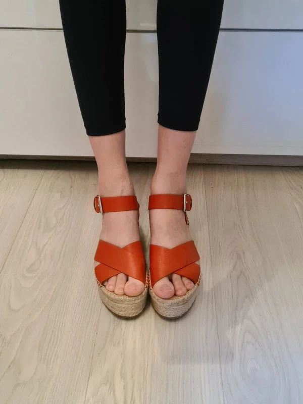 Espadrile Pull&Bear EU 39 | Portocaliu - Image 9