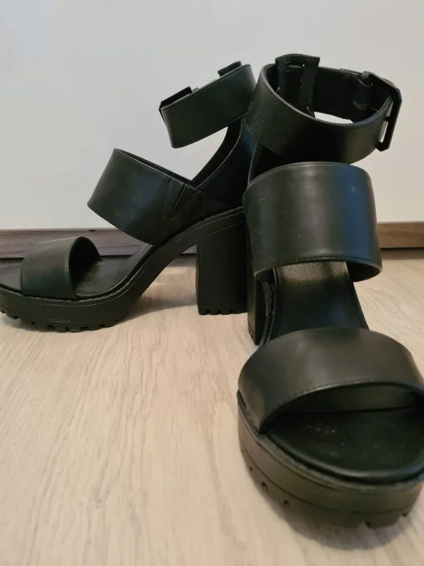 Sandale cu toc H&M EU 39 | Negru - Image 3