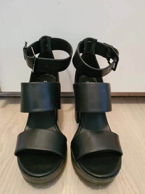 Sandale cu toc H&M EU 39 | Negru - Image 4