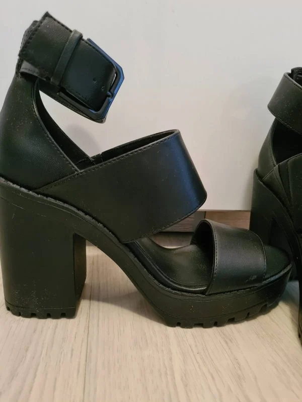 Sandale cu toc H&M EU 39 | Negru - Image 5