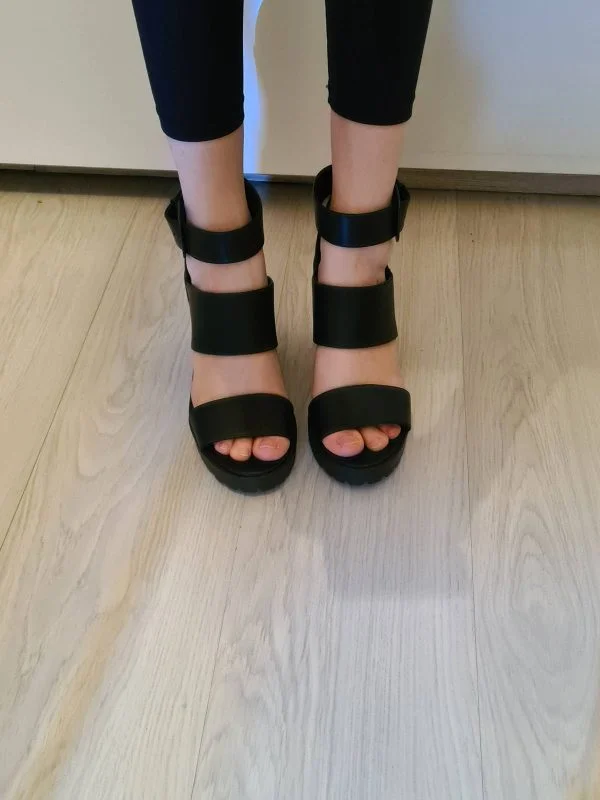 Sandale cu toc H&M EU 39 | Negru - Image 7