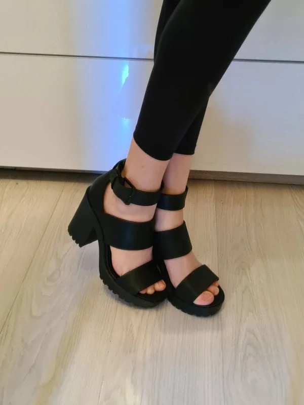 Sandale cu toc H&M EU 39 | Negru - Image 8