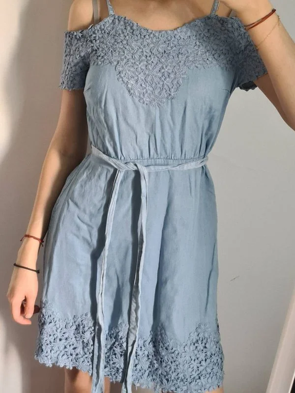 Rochie casual River Island EU 34 | Bleu, Midi - Image 2