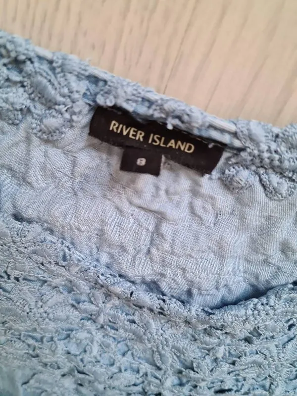 Rochie casual River Island EU 34 | Bleu, Midi - Image 6