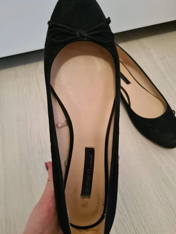Balerini Mango EU 39 | Negru, Piele naturală - Image 3