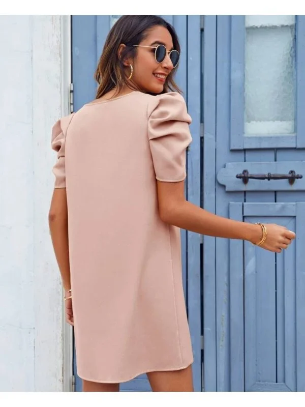 Rochie de seară Shein M | Crem, Mini, Poliester - Image 3