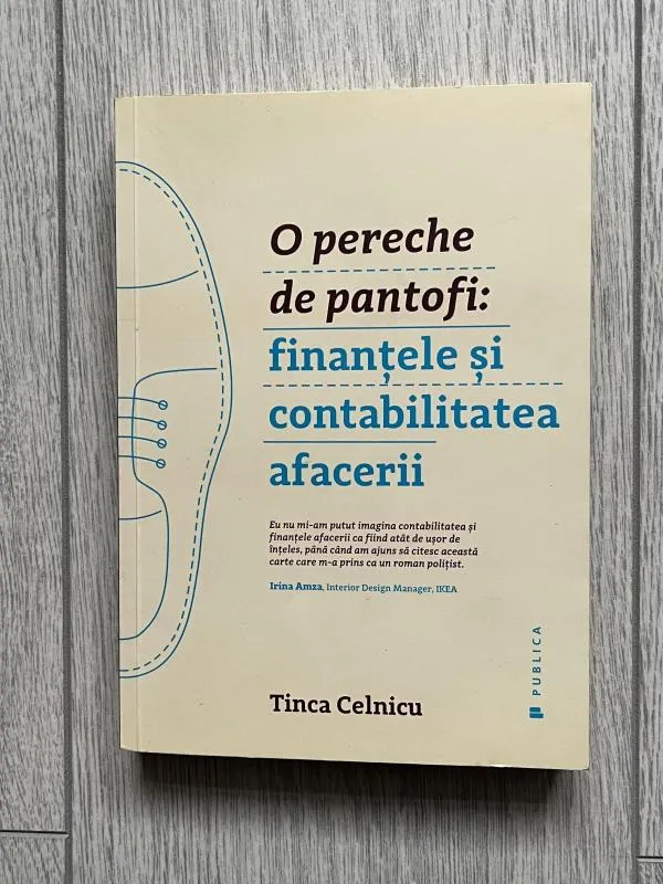 O pereche de pantofi: finanțele și contabilitatea afacerii - Tinca Celnicu