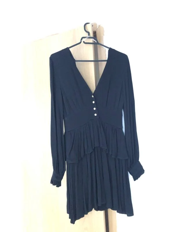 Rochie casual Poema XS | Negru, Mini - Image 4