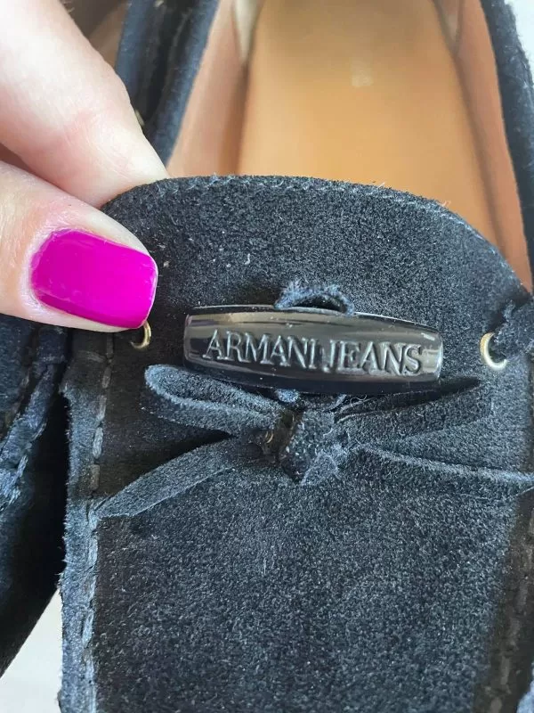 Mocasini Armani Jeans EU 39 | Negru, Piele naturală - Image 7