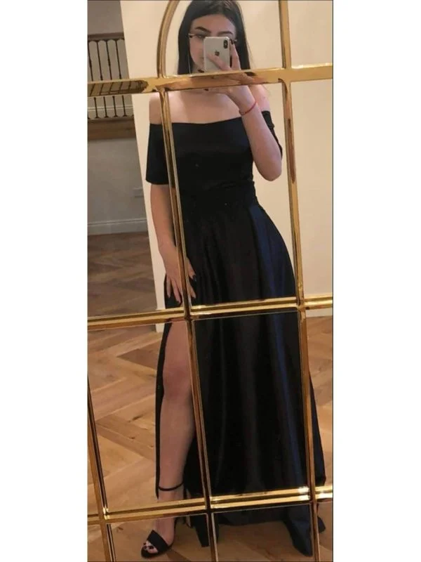 Rochie de seară STARSHINERS S | Negru, Maxi - Image 5