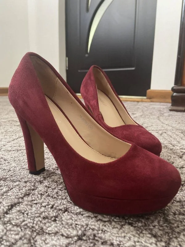Pantofi cu toc înalt BOTINELLI EU 36 | Burgundy - Image 2