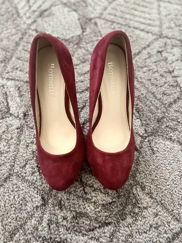 Pantofi cu toc înalt BOTINELLI EU 36 | Burgundy - Image 3
