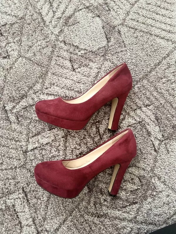 Pantofi cu toc înalt BOTINELLI EU 36 | Burgundy - Image 4