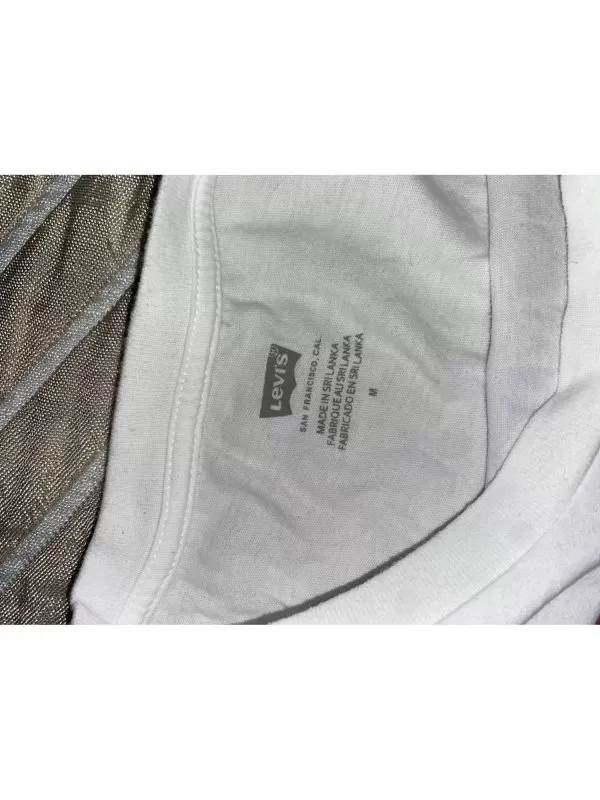 Top Levi's M | Alb, Normal, Bumbac - Image 4