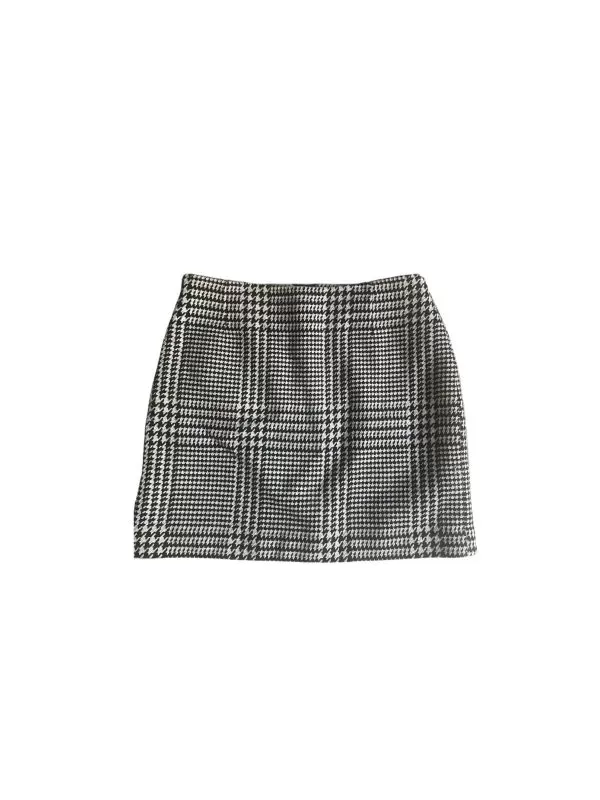 Fustă H&M S-M | Alb, Midi, Poliester