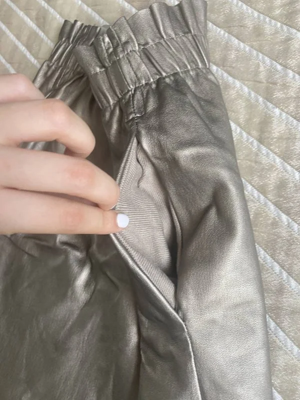 Fustă Zara S | Cărămiziu, Mini, Poliester - Image 3