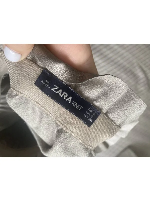 Fustă Zara S | Cărămiziu, Mini, Poliester - Image 4