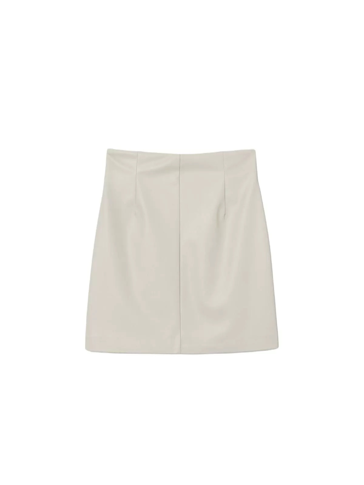 Fustă H&M S | Alb, Mini, Poliester