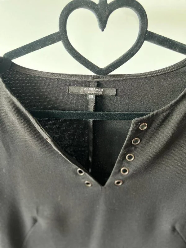 Rochie office RESERVED EU 40 | Negru, Midi, Poliester - Image 6