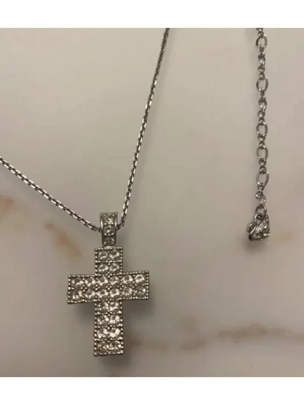 Lănțișor Swarovski | Alb - Image 5