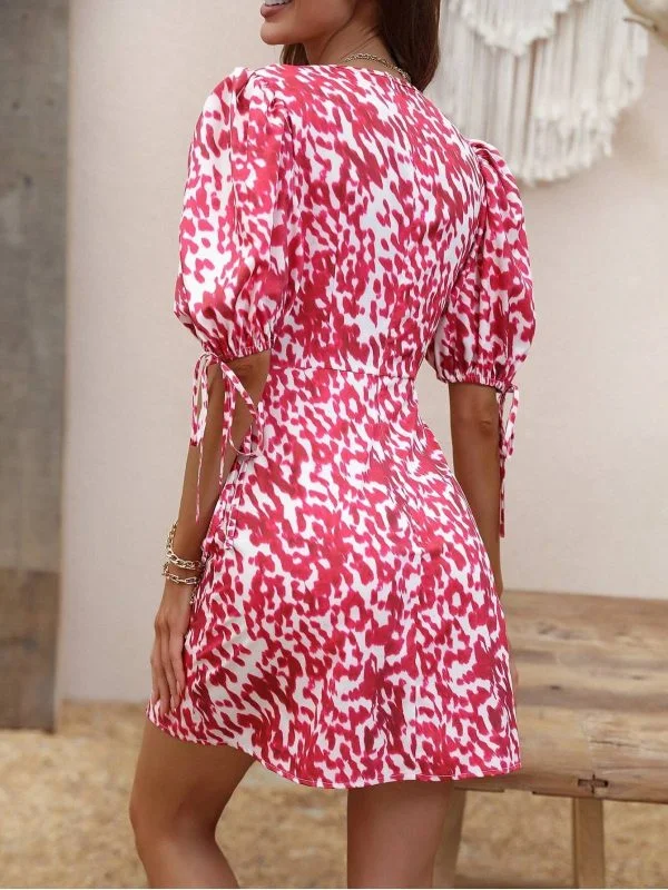 Rochie de seară Shein EU 38 | Roșu, Mini, Poliester - Image 2