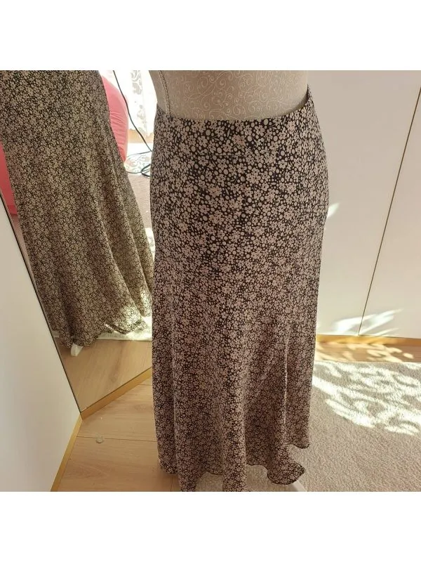 Fustă Zara L | Bej, Midi - Image 6