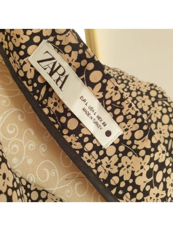 Fustă Zara L | Bej, Midi - Image 8