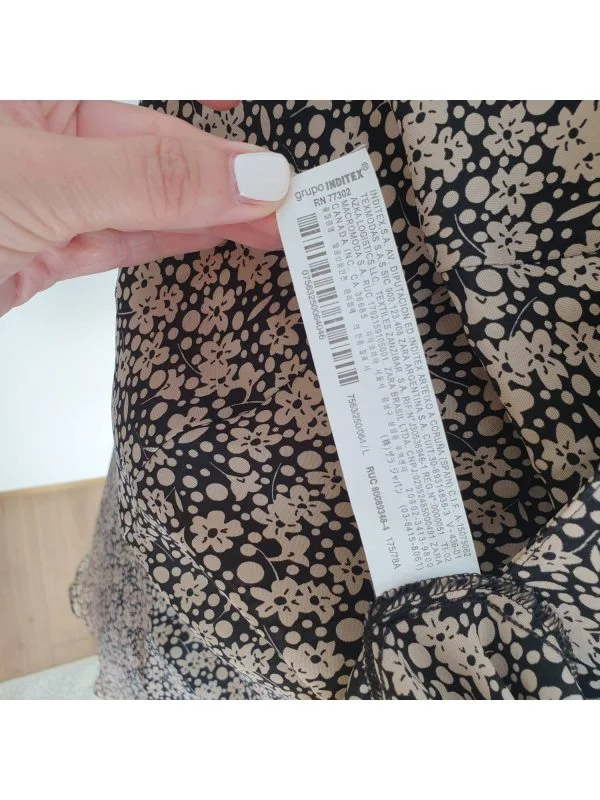 Fustă Zara L | Bej, Midi - Image 9