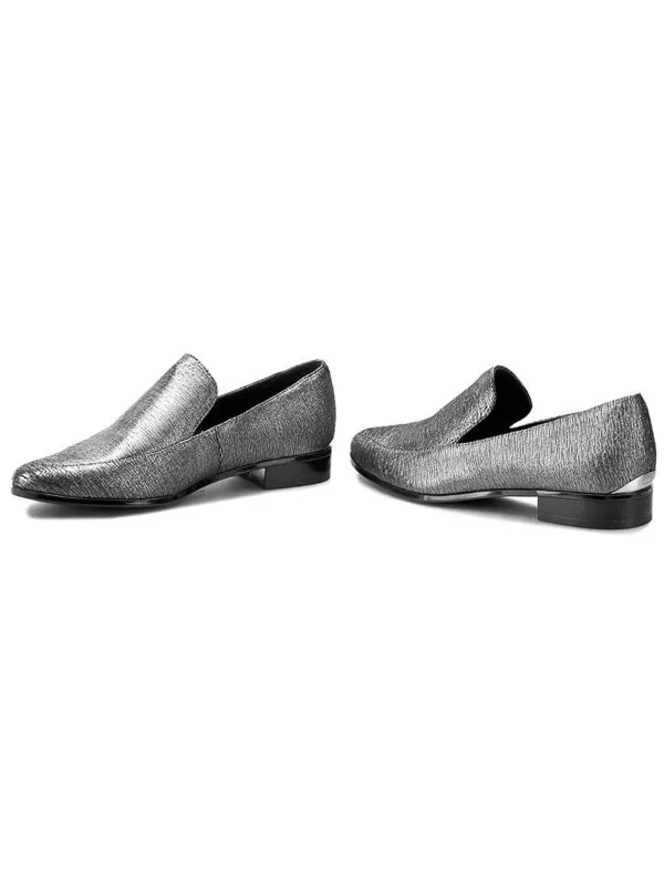 Mocasini Calvin Klein EU 37 | Gri, Piele naturală - Image 3
