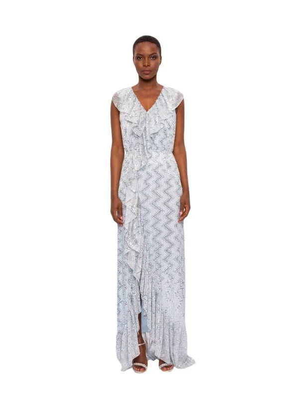 Rochie de seară Nissa M | Bleu, Maxi