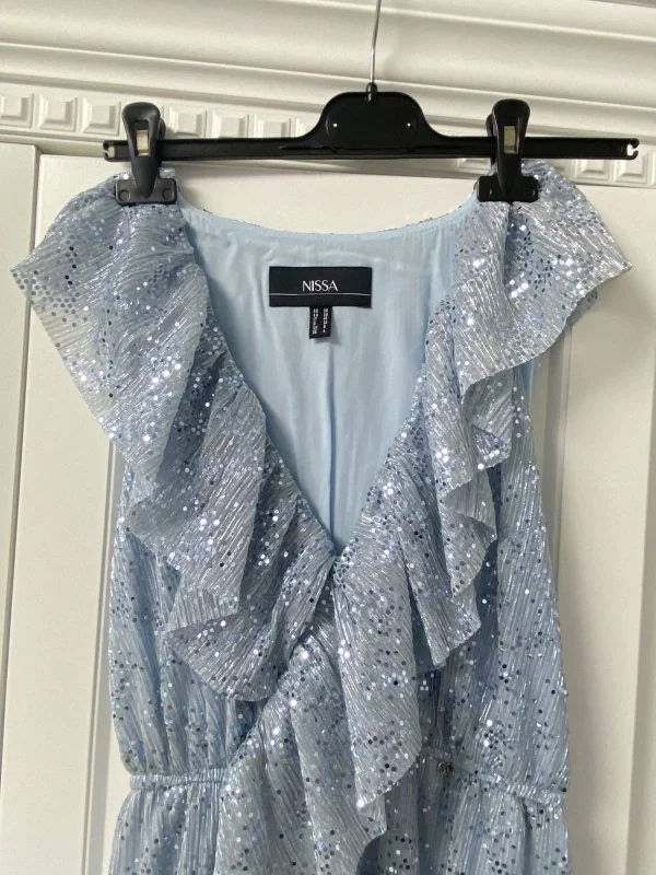 Rochie de seară Nissa M | Bleu, Maxi - Image 6