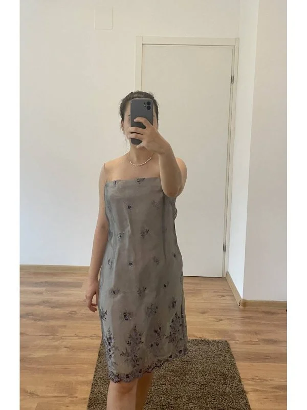 Rochie de seară Dorothy Perkins EU 40 | Gri, Mini - Image 6