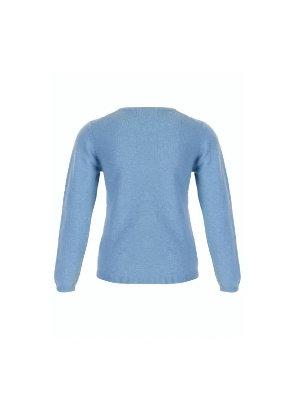 Pulover LOCHMERE PURE CASHMERE UK 12 | Albastru, Normal, Regular fit, Cașmir - Image 2